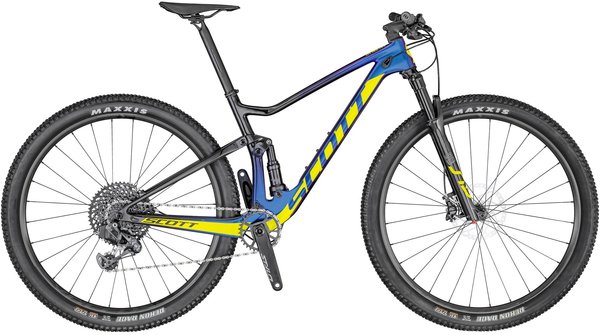 Scott Spark RC 900 Team Issue AXS Color: Blue/Yellow/Black