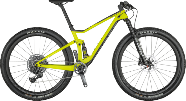 Scott Spark RC 900 World Cup AXS Color: Yellow/Black/Gray