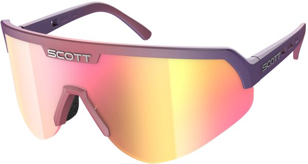 Scott Sport Shield Supersonic Edition Sunglasses Color | Lens: Black/Drift Purple | Pink Chrome