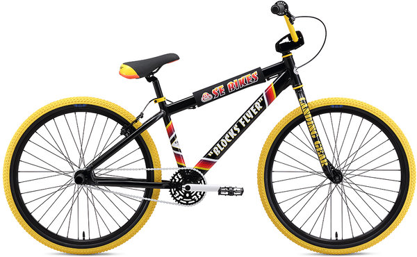 SE Bikes Blocks Flyer 26 inch 2019 BMX Bike - Black for sale online