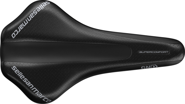 Selle San Marco GND Supercomfort Open-Shell Dynamic Wide Color: Black/Black