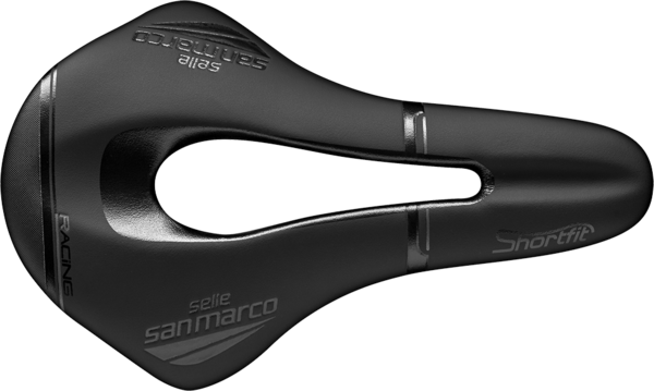 Selle San Marco SHORTFIT Open-Fit Racing Narrow Color: Black/Black