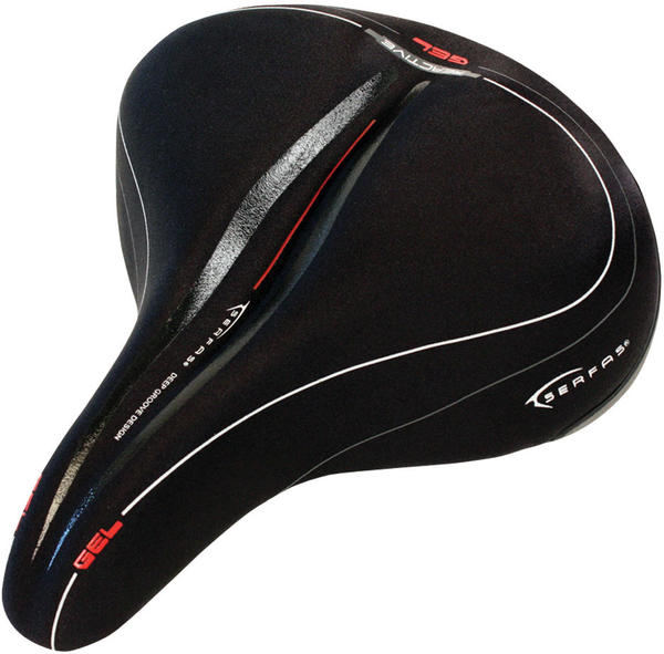 Serfas Cruiser Reactive Gel Saddle w/Springs