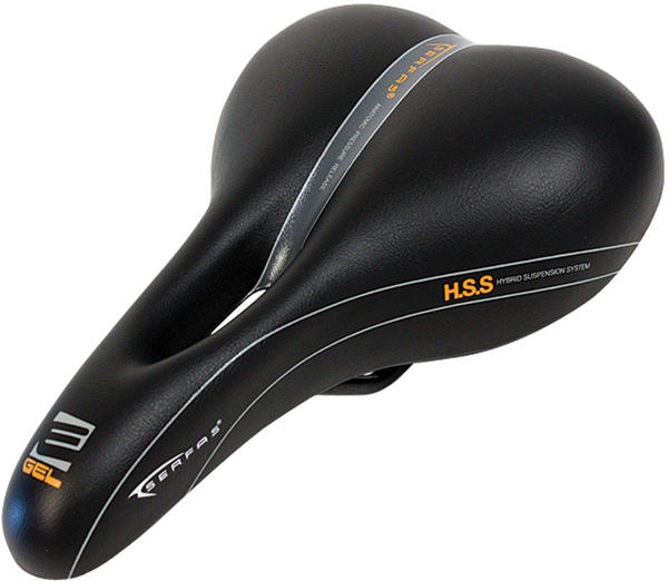 Serfas E-Gel Hybrid Elastomer Saddle w/Cut-Out