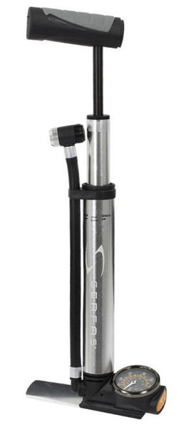 Serfas Mini Floor Pump w/Gauge