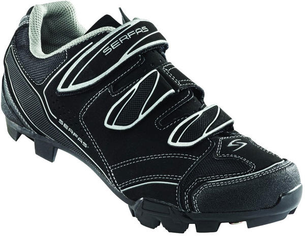Serfas Radon MTB Shoes Color: Black/Silver