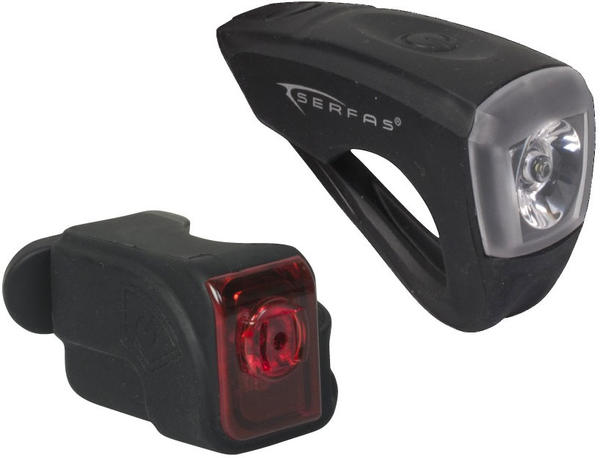 Serfas USB Rechargeable Combo Light Pack