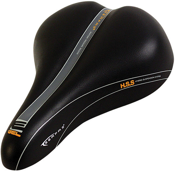 Serfas E-gel Comfort Guarantee Serfas E-Gel Men's Bicycle Saddle - Comfort Bike Seat With 90-Day Guarantee Men's Bike Seat