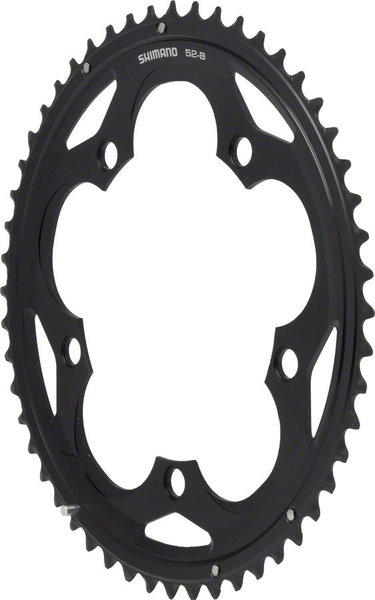 Shimano 105 5700 Double Chainring BCD | Color | Size | Speeds: 130mm | Black | 52T | 10
