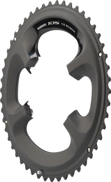 Shimano 105 5800 Chainring BCD | Color | Size: 110mm | Black | 50T