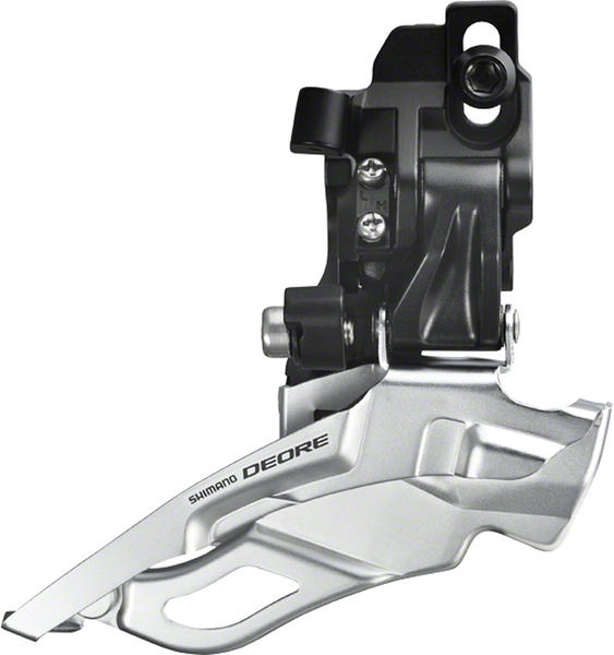 Shimano Deore 10-Speed Dual-Pull Triple Front Derailleur (Down Swing,Direct Mount)