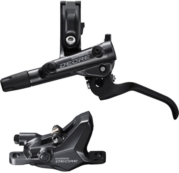 Shimano Deore BR-M6100 Post Mount Hydraulic Disc Brake Caliper and Lever