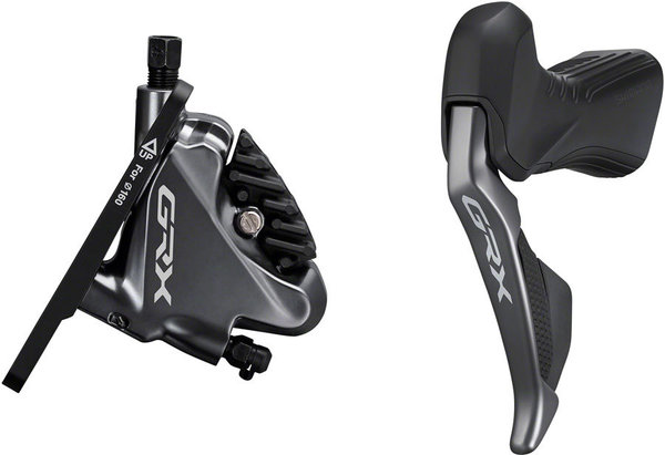 Shimano GRX BR-RX810/ST-RX815 Flat Mount Hydraulic Disc Brake and Dual Control Lever