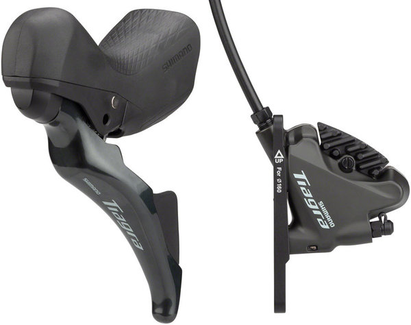 Shimano Tiagra ST-4725/BR-4770 Shifter/Hydraulic Brake Lever and Caliper for Small Hands