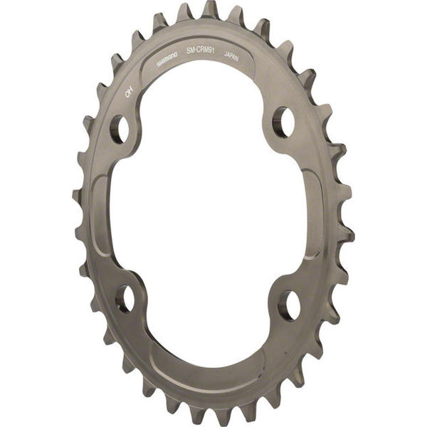 Shimano XTR M9000 Chainring BCD | Color | Size: 96mm | Gray | 32T