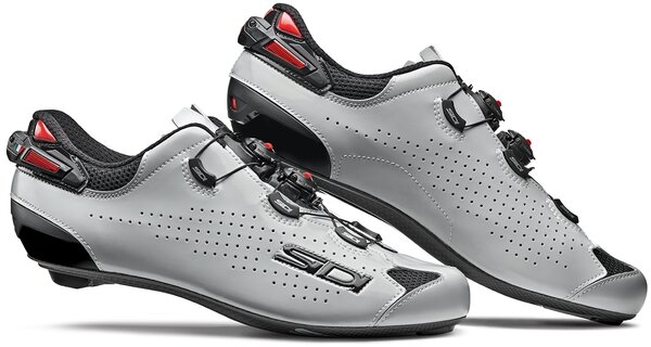 Sidi Shot 2 Road Cycling Shoes Color: Black/Shiny Gray