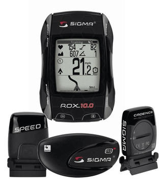 Sigma Rox 10.0 GPS w/Speed, Cadence, HR Sensors