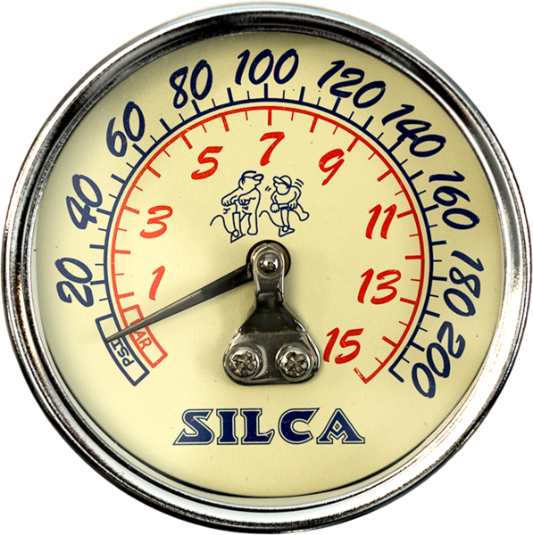 Silca 210 PSI Replacement Gauge for Pista & Superpista