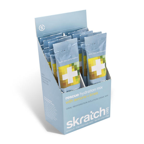 Skratch Labs Rescue Hydration Mix Flavor | Size: Lemons + Limes | Single Serving 8-pack