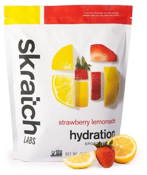 Skratch Labs Hydration Sports Drink Mix, Lemons + Limes, 440g, 20 Pack  Singles, 