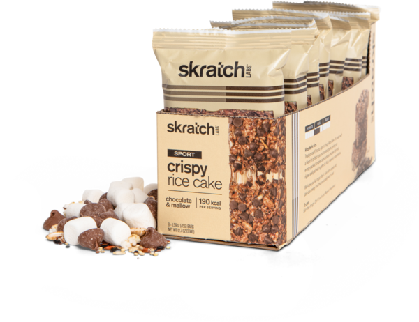 Skratch Labs Sport Crispy Rice Cake Flavor | Size: Chocolate & Mallow | Single Serving 8-pack