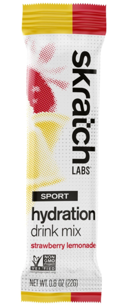 Skratch Labs Sport Hydration Drink Mix Flavor | Size: Strawberry Lemonade | Single Serving