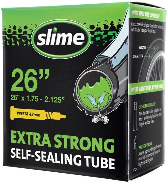 Slime Extra Strong Self-Sealing Presta Valve Tube