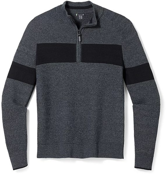 Smartwool Men's Ripple Ridge Stripe Half Zip Sweater