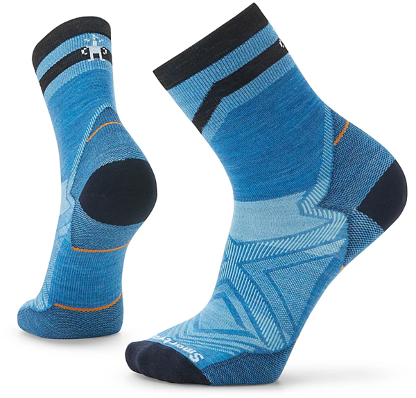 Run Zero Cushion Mid Crew Pattern Socks