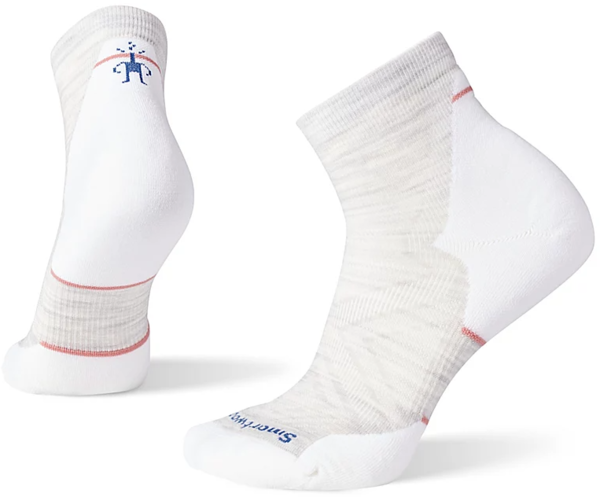Smartwool Women's Run Targeted Cushion Ankle Socks – Merino Wool Blend, Light Cushion, Fitted For Running & Training