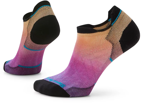 Smartwool Women's Run Zero Cushion Ombre Print Low Ankle Socks