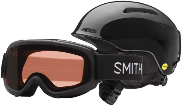Smith Optics Glide Jr. MIPS/Gambler Combo Color: Black