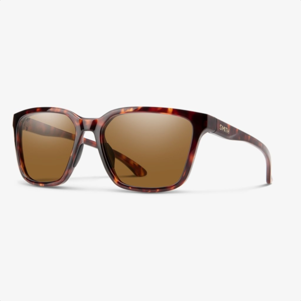 Smith Optics Rectangle Oversized Tortoise Acetate Brown Lens Sunglasses Smith Deckboss Polarized Sunglasses in Matte Tortoise Brown  main image 3