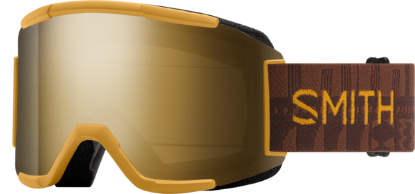 Smith Optics Squad Color | Lens: Amber Textile | Chromapop Sun Black Gold Mirror