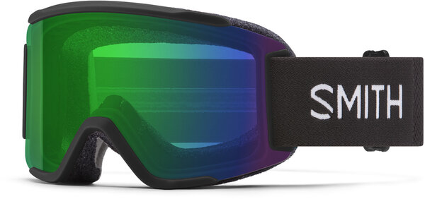Smith Optics Squad S Color | Lens: Black | ChromaPop Everyday Green Mirror|Clear