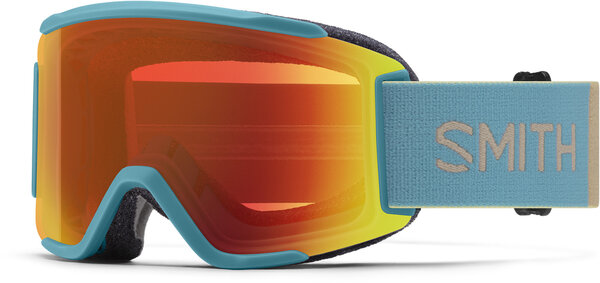 Smith Optics Squad S Color | Lens: Storm Colorblock | ChromaPop Everyday Red Mirror|Clear