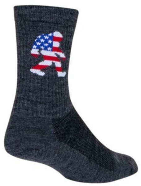 SockGuy Big Foot USA Socks Color: Big Foot USA