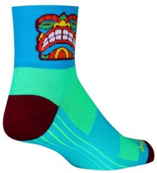 SockGuy Friki Tiki Socks Color: Friki Tiki