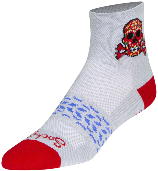 SockGuy Red Skull Socks