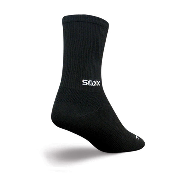 SockGuy SGX 6-inch Socks (Black)
