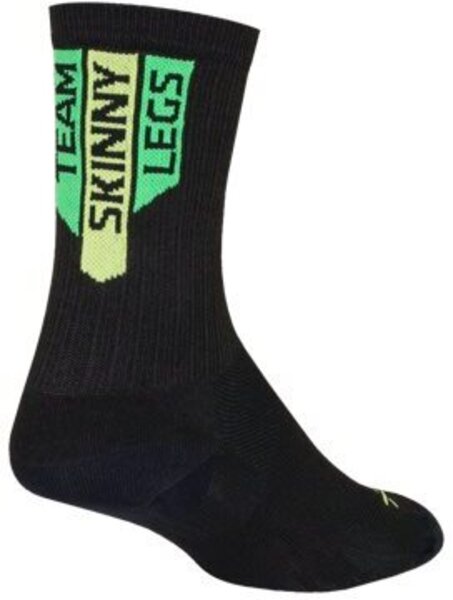 SockGuy SGX Team Skinny Legs (Green) Socks Color: Green