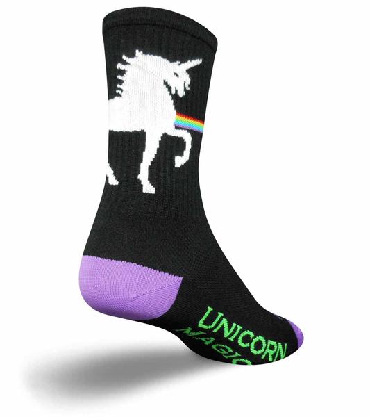SockGuy Unicorn Express Crew Socks Color: Unicorn Express