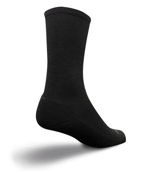 SockGuy Wool Socks (Black Tall) 