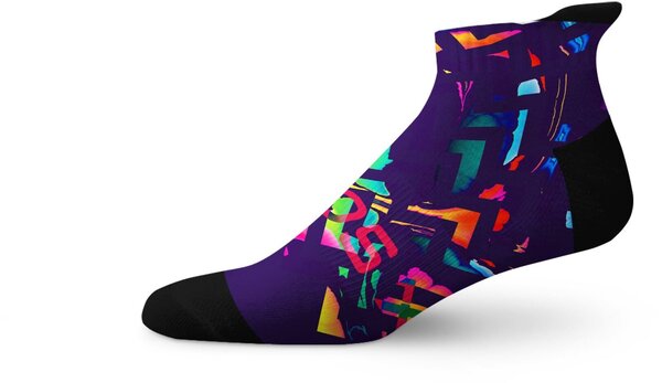 Sox Footwear Colour-Spill-Dark Tab Socks Sox Footwear Colour-Spill-Dark Tab Socks