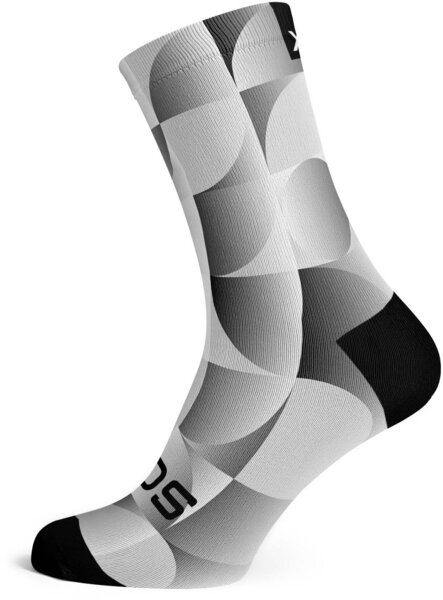 Sox Footwear Solid-Silver Crew Socks