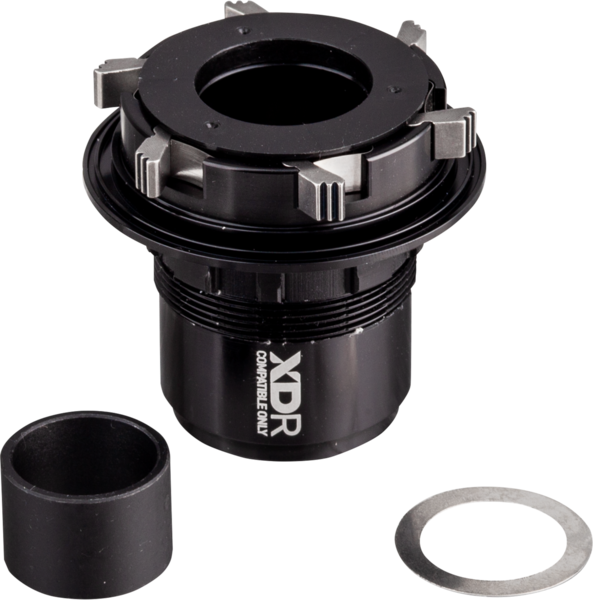 Spank HEX Rear Hub XDR Alloy Freehub & Spacer Ring Cassette Compatibility: SRAM XDR
