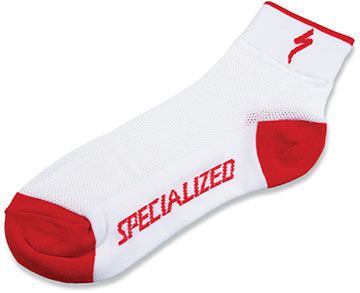 Specialized Lo Team Racing Socks Color: White