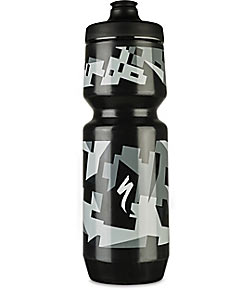 Specialized Purist WaterGate Water Bottle Color: Black/Grey Geo Camo