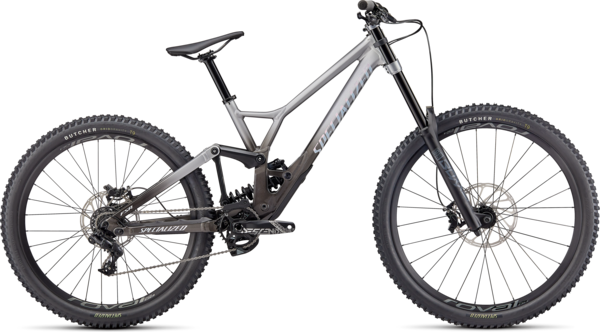 Specialized Demo Expert Color: Gloss Silver Dust/Charcoal Tint Gravity Fade/White