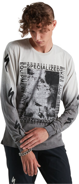 Specialized Driven Long Sleeve T-Shirt Color: Dove Grey Spray